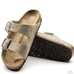 Birkenstock Arizona narrow fit taupe size 38